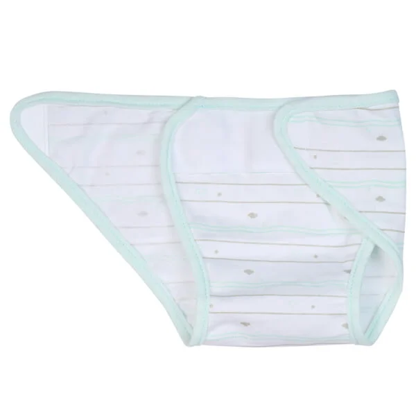 Tã vải sơ sinh dán 5 cái CF I129016 (cỡ 1/2/3,Xanh ngọc)