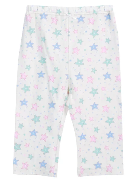 Quần thun bé gái dài CF G0320022 Trắng