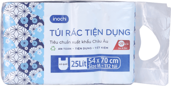 Lô túi rác tiện dụng Soji 4 x 25L