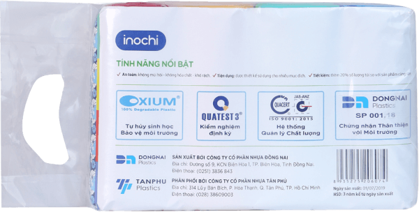 Lô túi rác màu tiện dụng Soji 4 x 25L (4 màu)