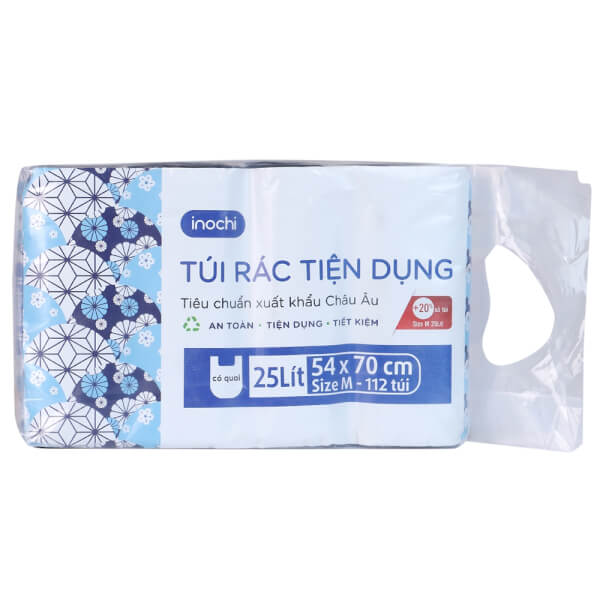 Combo 2 Lô túi rác tiện dụng Soji 4 x 25L