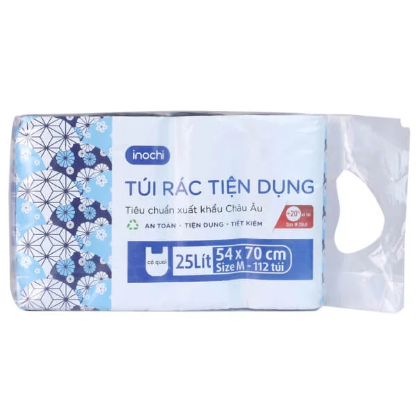 Combo 2 Lô túi rác tiện dụng Soji 4 x 25L