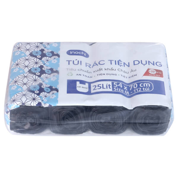 Combo 2 Lô túi rác tiện dụng Soji 4 x 25L