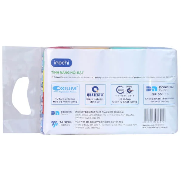 Combo 2 Lô túi rác màu tiện dụng Soji 4 x 25L (4 màu)