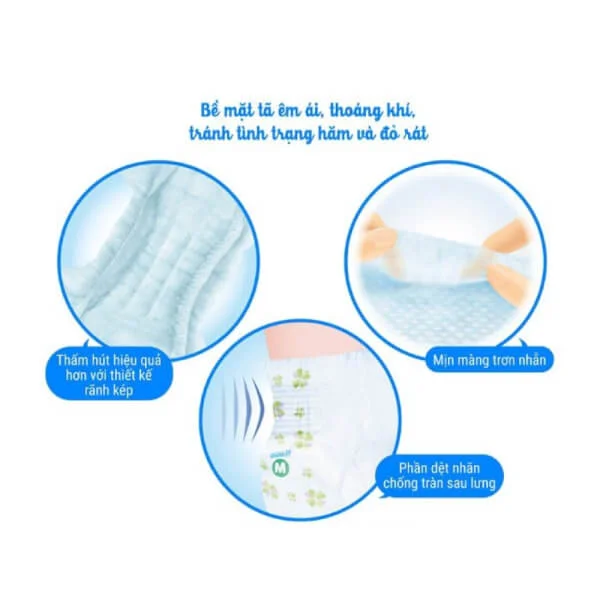 Combo 4 gói Bỉm tã quần Genki size L 44 miếng (9-14kg)