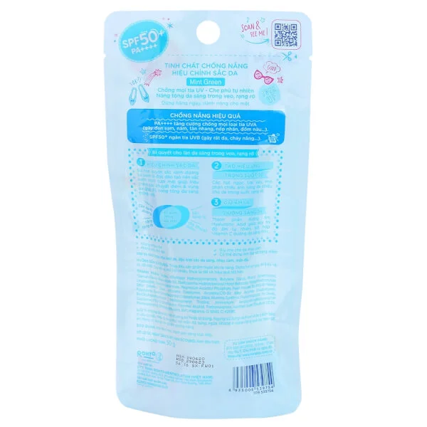 Tinh chất chống nắng Skin Aqua-Tone Up UV essence - Mint Green  50g