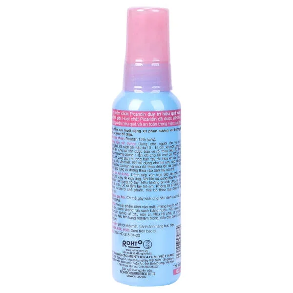 Xịt chống muỗi Remos Baby 60ml - Hương khuynh diệp