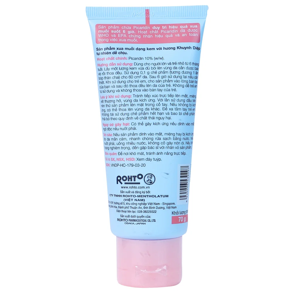 Kem chống muỗi Remos Baby 70g - Hương khuynh diệp