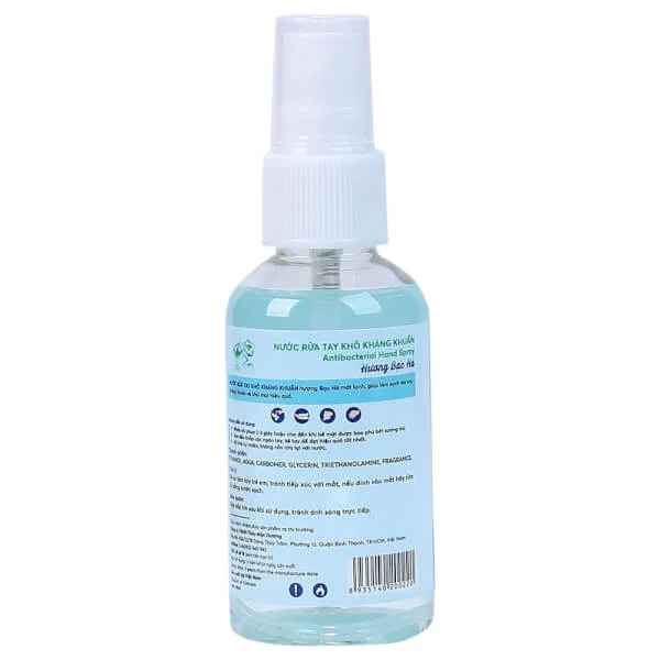 Nước rửa tay khô kháng khuẩn dạng xịt Titione 50ml