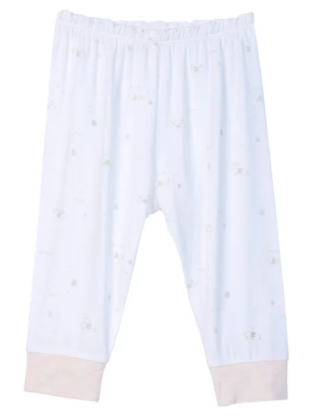 Bộ sơ sinh dài vải kháng khuẩn CF I0820018 (3M/6M/9M,Vàng họa tiết)