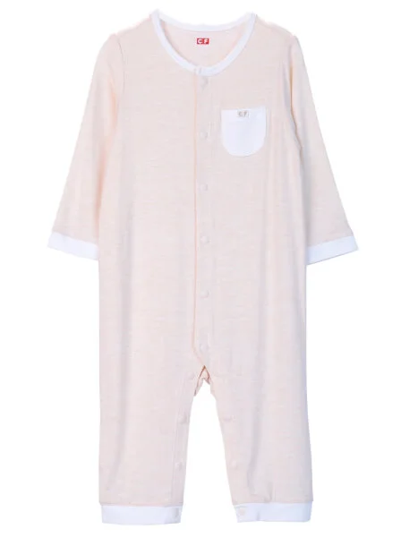 Body sơ sinh dài vải kháng khuẩn CF I0820023 (3M/6M/9M/12M,Vàng)