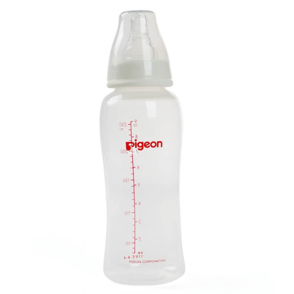 Combo 2 Bình sữa Pigeon Streamline gồm 1 bình sữa 250ml (Giảm 15%) và 1 bình sữa 150ml