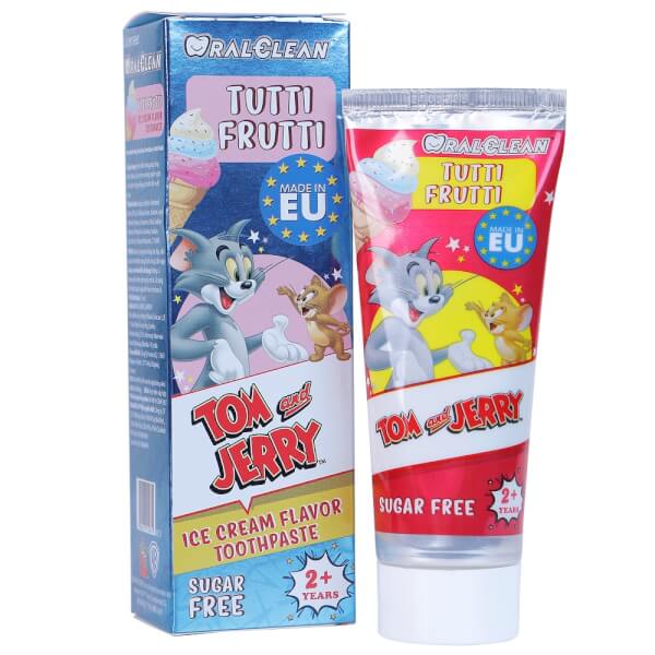 Kem đánh răng Oral Clean Tom&Jerry Titti - Frutti 75ml