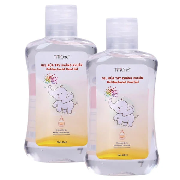 Combo 2 Gel rửa tay kháng khuẩn Titione 80ml