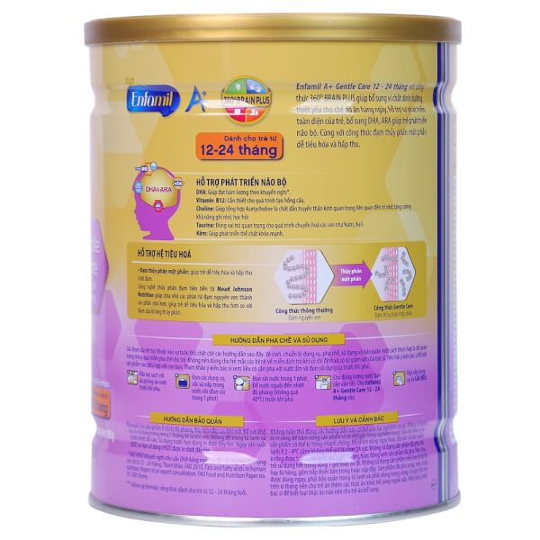 Sữa Enfamil A+ Gentle Care Follow up Formula 800g (1-2 tuổi)