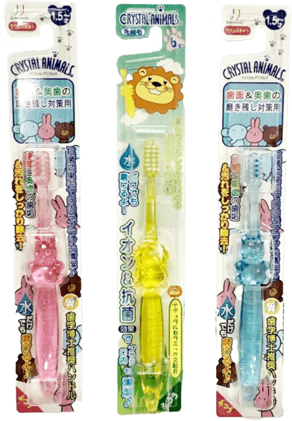 Bàn chải đánh răng hình thú (giao màu ngẫu nhiên)