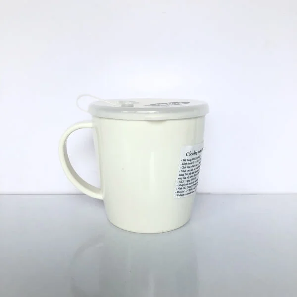 Cốc uống nước có lỗ cắm ống hút 300ml (KBN)