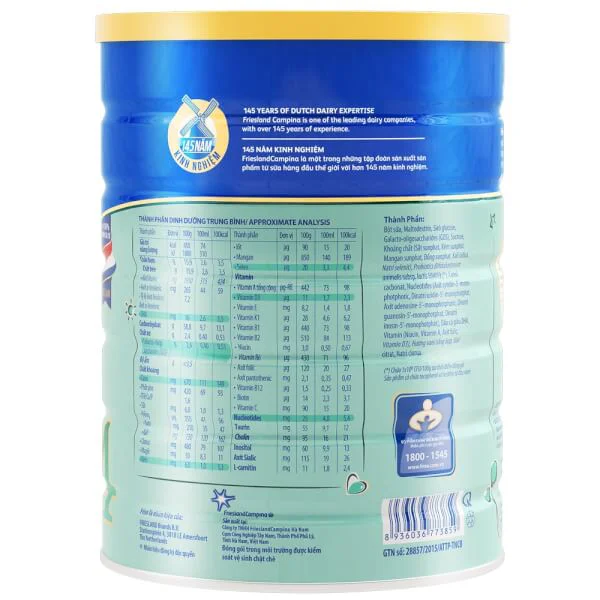 Combo 2 lon Sữa Friso Gold số 4 1.5kg (2-4 tuổi)