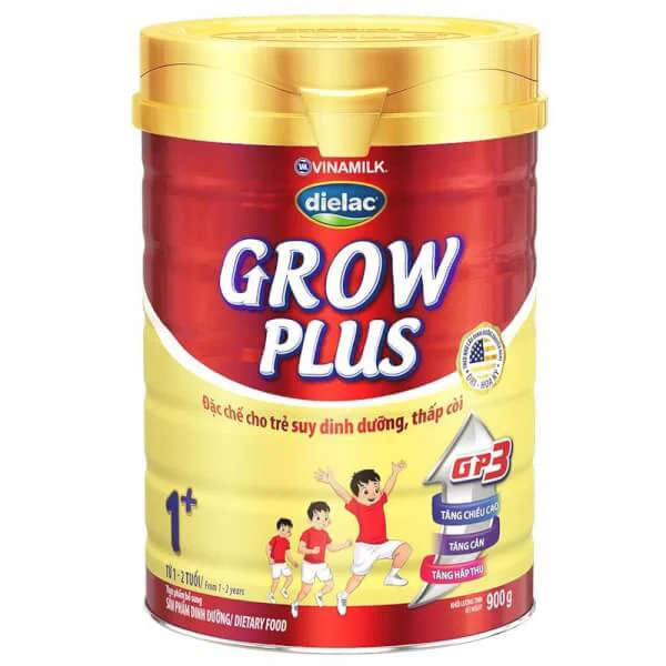 Sản phẩm dinh dưỡng Dielac Grow Plus 1+ 900g (1-2 tuổi)