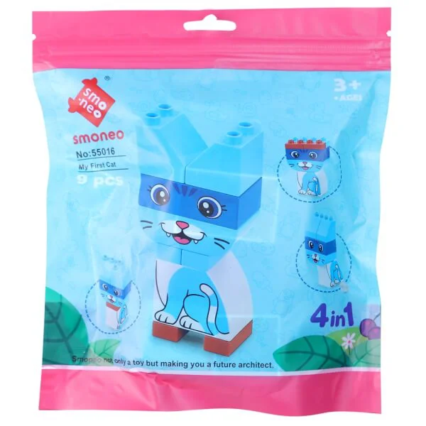 Ghép hình mèo con Smoneo 9pcs RFD317140 (4 trong 1)