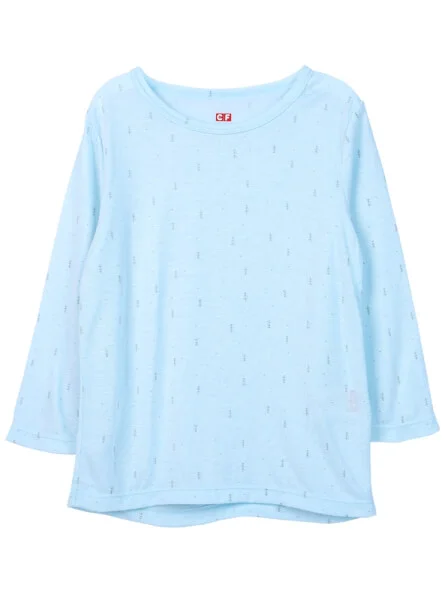 Bộ thun bé trai dài CF B0520001 (Xanh ngọc)