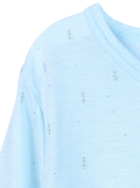 Bộ thun bé trai dài CF B0520001 (Xanh ngọc)