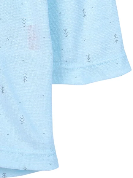 Bộ thun bé trai dài CF B0520001 (Xanh ngọc)