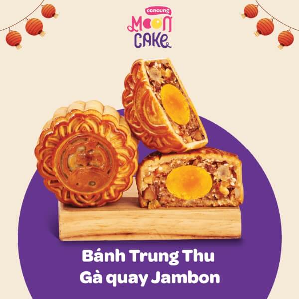 Bộ hộp bánh Trung Thu Gà quay Jambon