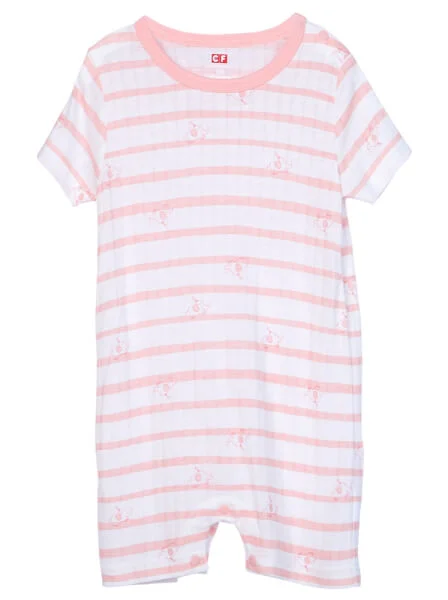 Body bé gái đùi CF G0620002 (3M/6M/9M/12M,Hồng)