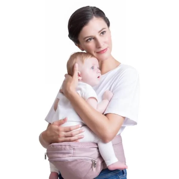 Địu có bệ đỡ cho bé AXT05 BeBéar (hồng)