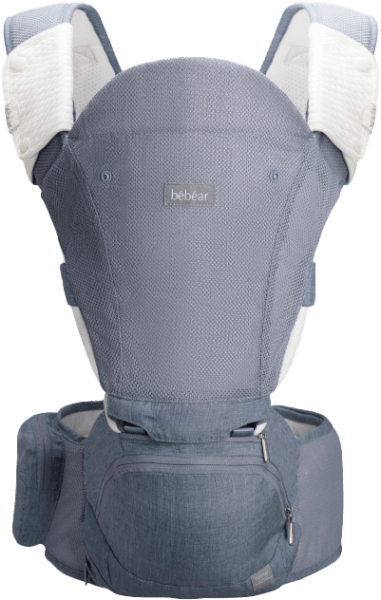 Địu có bệ đỡ cho bé AXT05 BeBéar (xanh)