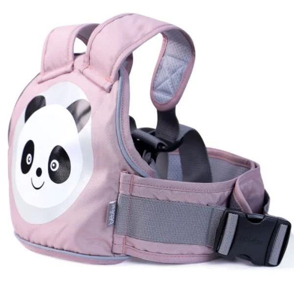 Đai đi xe máy BeBéar họa tiết gấu trúc (hồng)