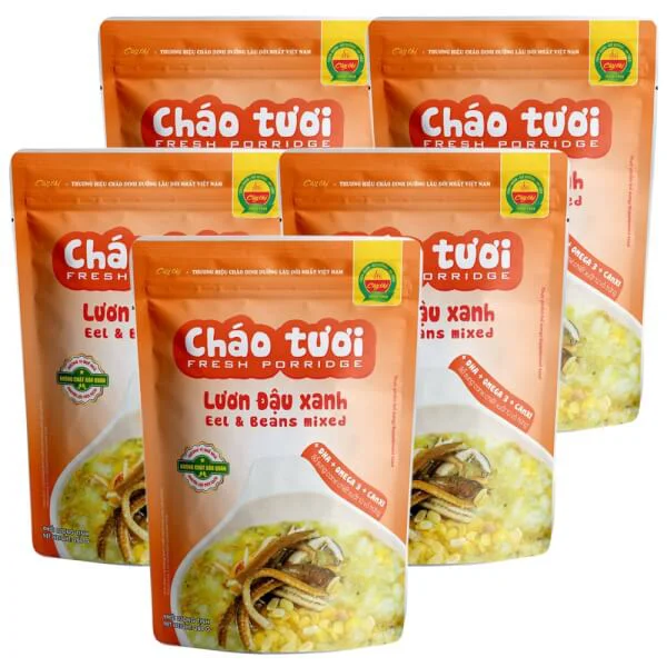 Combo 5 Gói Cháo tươi Cây Thị Lươn Đậu Xanh
