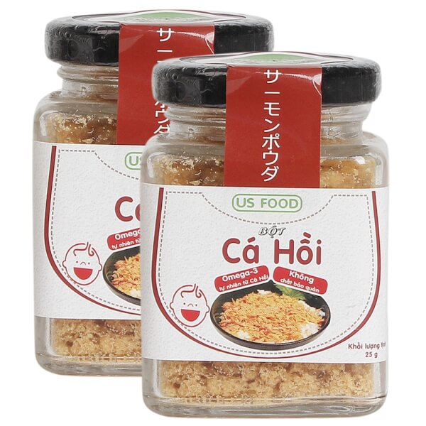 Combo 2 Bột cá hồi US Food 80g
