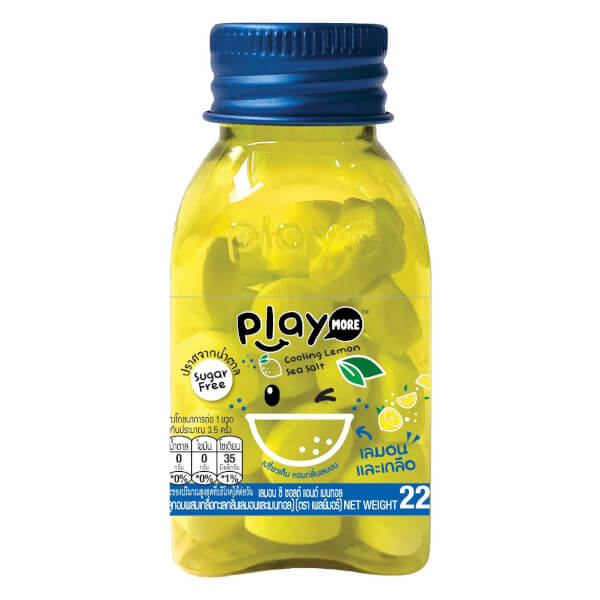 Kẹo the vị chanh muối Playmore hũ 22 g
