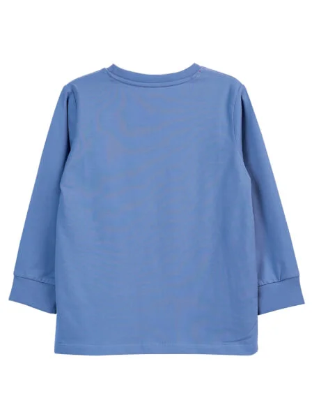 Bộ thun bé trai dài CF B0420042 (Xanh)