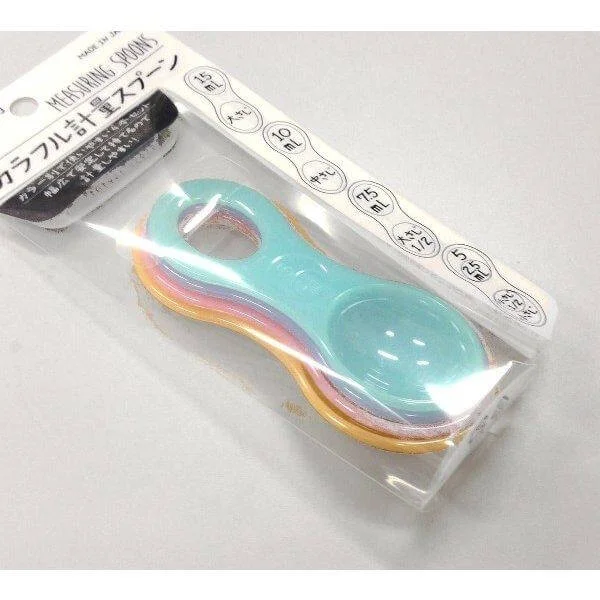 Bộ 4 thìa đong gia vị màu sắc (KBN)