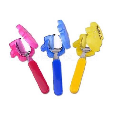 Thìa inox cho bé kèm hộp đựng hình thú (KBN)