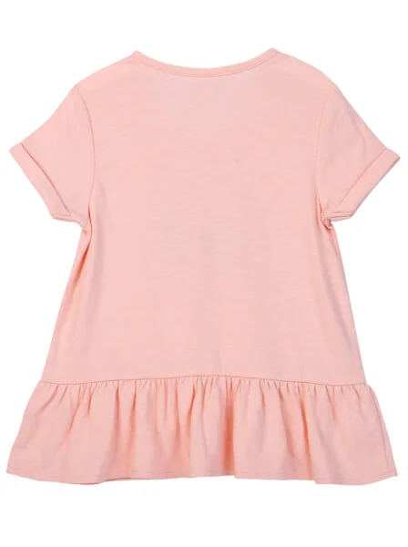 Bộ thun bé gái ngắn CF G0620013 (Cam)