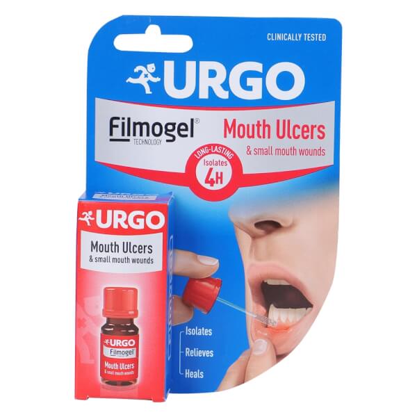 Gel hỗ trợ điều trị nhiệt miệng Urgo Mouth Ulcers - Hương vị trái cây - 6ml