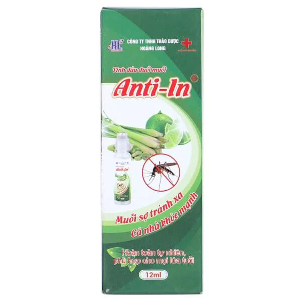 Tinh dầu đuổi muỗi Anti-In dạng lăn 12ml