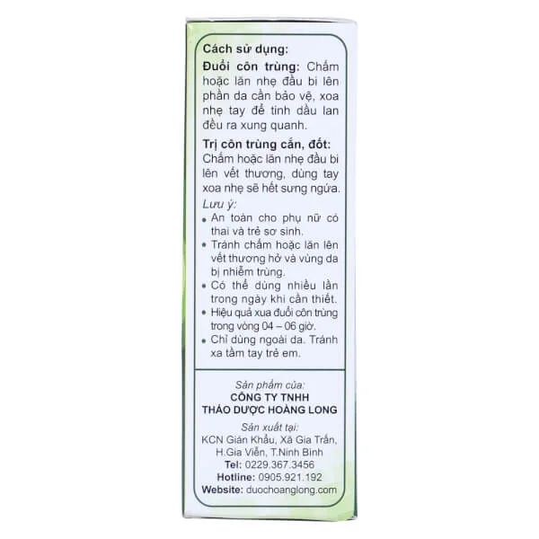 Tinh dầu đuổi muỗi Anti-In dạng lăn 12ml