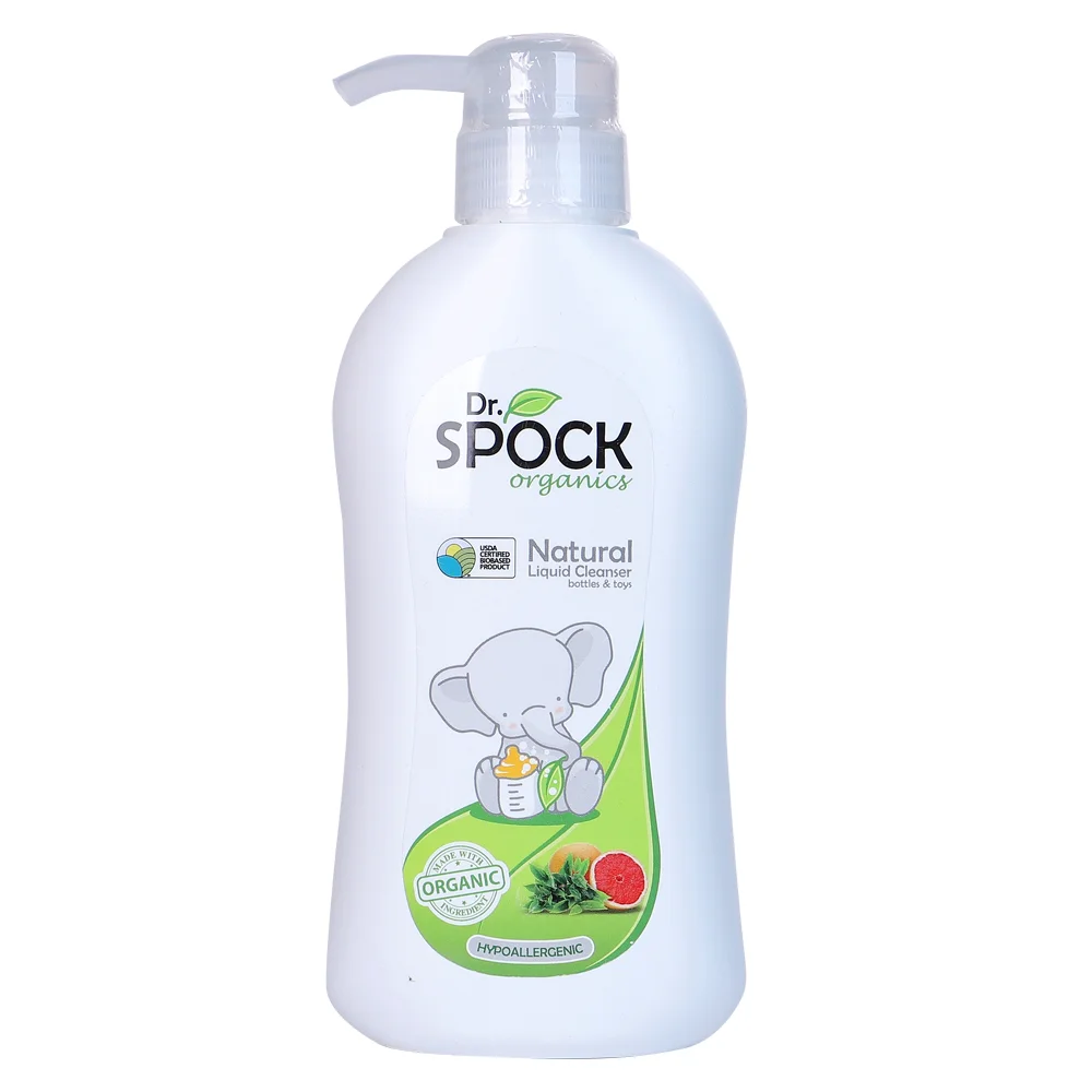 Nước rửa bình sữa Dr.Spock Organics 450ml (mới)
