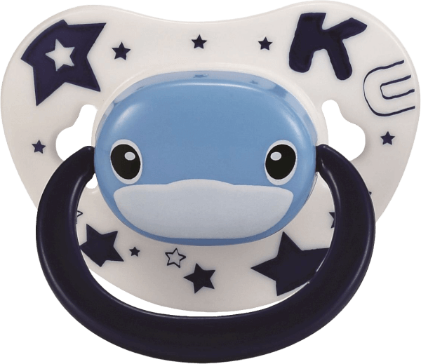 Ty giả cho bé bằng silicone (KU5512, 0 - 6M, Xanh)