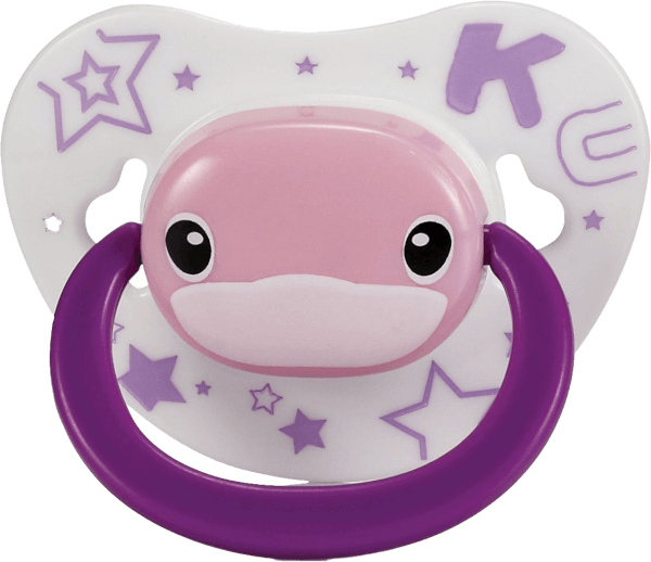 Ty giả cho bé bằng silicone (KU5513, 6M+, Hồng)