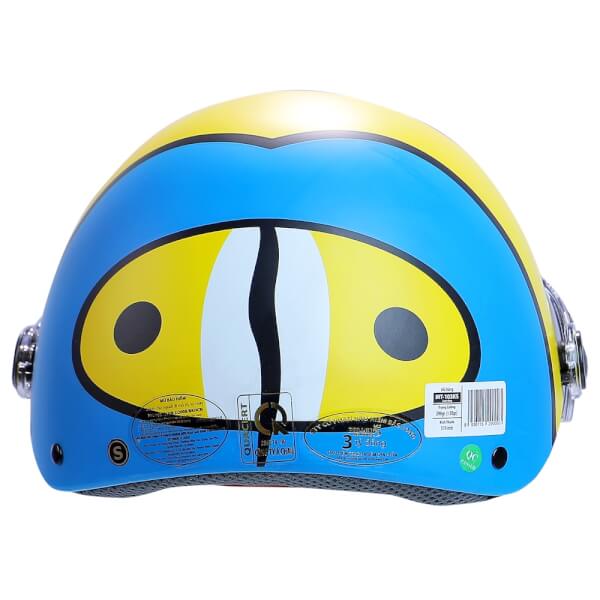 Mũ bảo hiểm cho bé Asia MT – 103KS màu xanh vàng