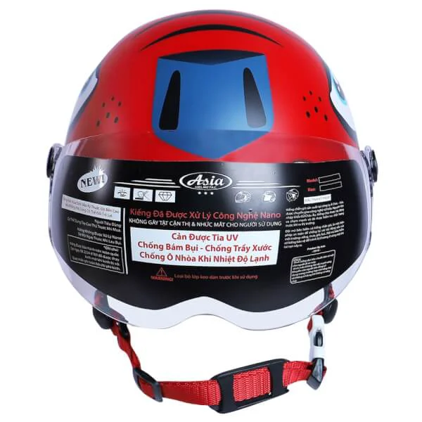 Mũ bảo hiểm cho bé Asia MT – 103KS màu đỏ
