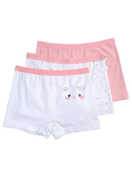 Bộ 3 quần lót bé gái boxer CF G0320055 Nhiều màu