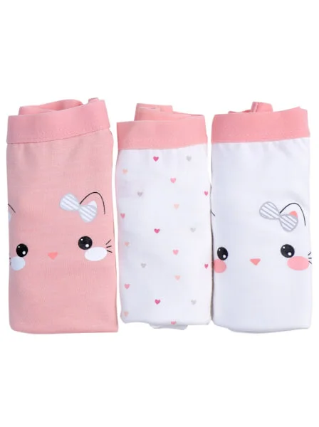 Bộ 3 quần lót bé gái boxer CF G0320055 Nhiều màu