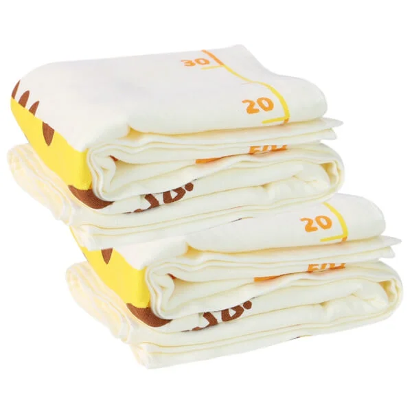 Combo 2 Khăn tắm cotton ConCung Good BM9T màu vàng